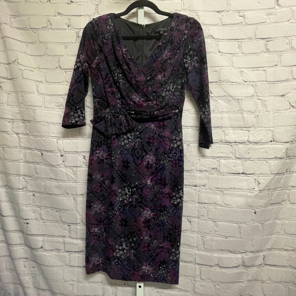 DAVID MEISTER - Purple Floral Dress